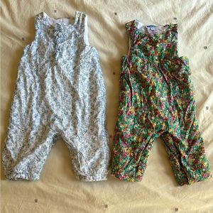 2 Jacadi Paris overalls 6m baby girl